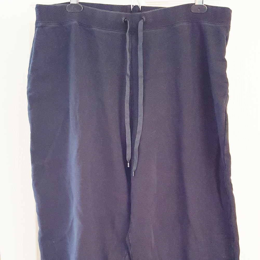PRO SPIRIT Sweatpants Black 1X Drawstring Excellent Workout Athleisure
